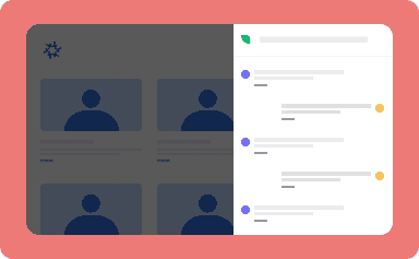 AI study assistant interface illustration
