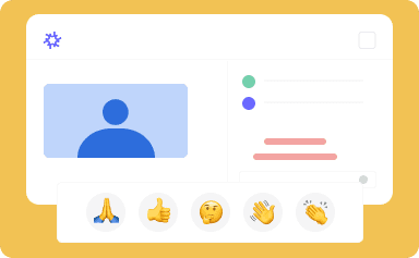 Live class interface illustration