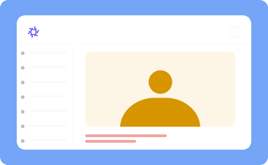 Pre-recorded lessons interface illustration